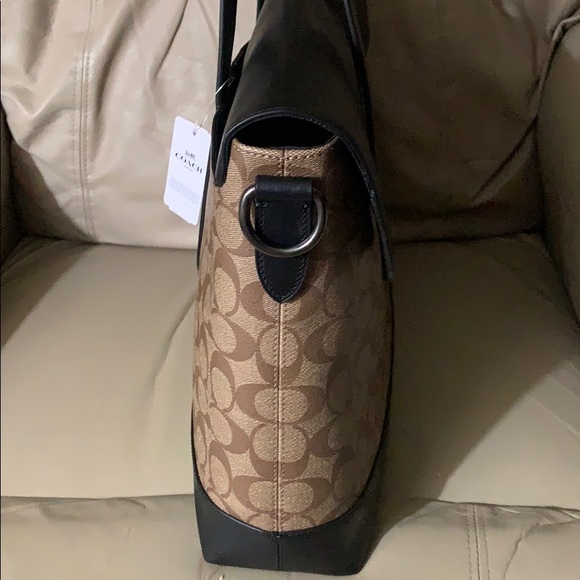 COACH MENS HAMILTON PORTFOLIO IN SIGNATURE CANVAS - Picture 3 of 6